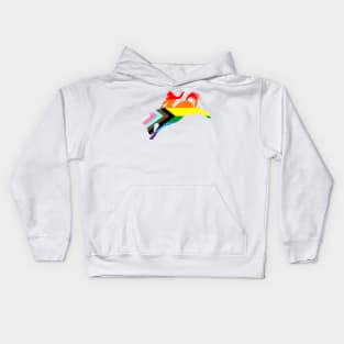 Bronco Rider 1: Queer Pride Flag Kids Hoodie